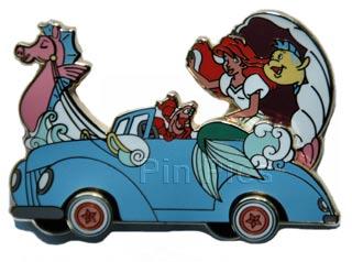 DLP - Ariel, Sebastian and Flounder - Little Mermaid  - Parade - Stars in Cars