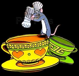 DLRP - Ratatouille Teacups Set - Remy Only
