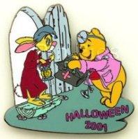 Disney Auctions - Dr Pooh and Patient Rabbit - Halloween 2001