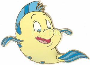 DCL Pin Trading Under The Sea - Pursuit Pin #1- Flounder (AP)