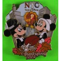 WOD NYC - Happy Thanksgiving 2008 (Mickey & Minnie) - Artist Proof