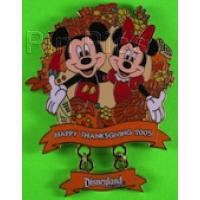 DLR - Thanksgiving 2005 - Mickey and Minnie - Artist Proof