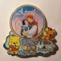 HKDL – Annual Passholder Exclusive – Pooh, Tigger & Eeyore 12 Months Set – April – Snow White and Prince Charming
