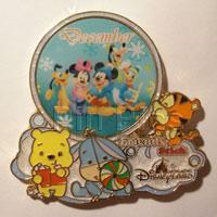 HKDL – Annual Passholder Exclusive – Pooh, Tigger & Eeyore 12 Months Set – December – Mickey, Minnie, Goofy, Donald, and Pluto
