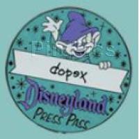 DL - Dopey - Press Pass - Dateline Disneyland 1955 - Mystery