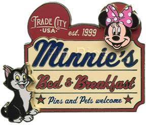 WDW - Minnie and Figaro - Bed and Breakfast - Trade City USA - Disney Pin Celebration 2010