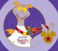 WDW - Trade City, USA - Disney Pin Celebration 2010 - Framed Set - Figment Sketch with Pin (Pin Only)