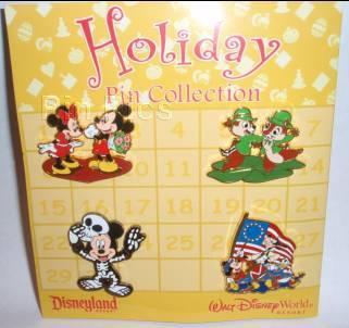 Holiday Pin Collection - Set 1 (Reissued Variation Set)