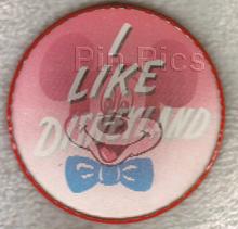 Button - DLR - I Like Disneyland Mickey Mouse 1970's Lenticular