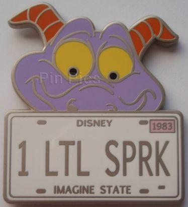 Figment - Journey into Imagination - 1LTLSPRK - Character License Plate - Mystery