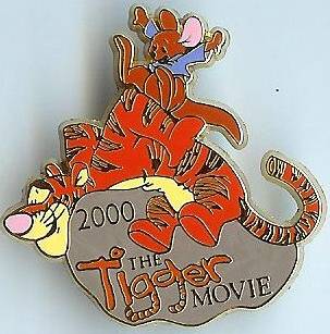 DIS - Tigger and Roo - 2000 - 100 Years of Dreams - Pin 49 - Tigger Movie