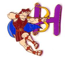 Alphabet Pin - H (Hercules)