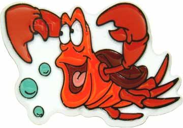 Brabo - Sebastian Crab from The Little Mermaid Plastic Pin Series