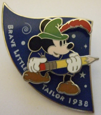 Mickey Through the Years Collectors Set (Brave Little Tailor Pin Only)