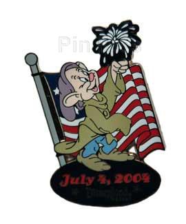 DLR - 4th of July 2004 - Dopey with Fireworks (ARTIST PROOF)