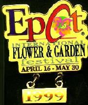 WDW - Epcot Flower & Garden Festival - 1999 (Yellow Dangle)