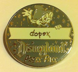 DL - Dopey - Chaser - Press Pass - Dateline Disneyland 1955 - Mystery