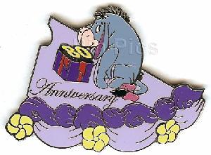 DS - Eeyore - Winnie the Pooh - Artist Proof - 80th Anniversary Puzzle Cake - Silver