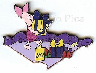 DS - Piglet - Winnie the Pooh - ARTIST PROOF - 80th Anniversary - Puzzle Cake - Black
