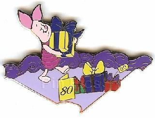 DS - Piglet - Winnie the Pooh - Artist Proof - 80th Anniversary - Puzzle Cake - Silver