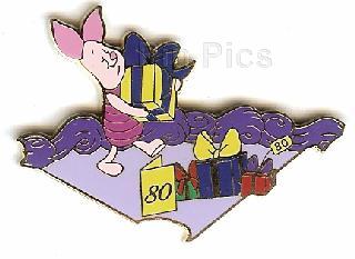 DS - Piglet - Winnie the Pooh - ARTIST PROOF - 80th Anniversary - Puzzle Cake - Gold