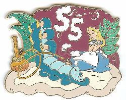 Disney Auctions - Alice in Wonderland 55th Anniversary Set (#4 - Alice & Caterpillar) - Artist Proof - Gold