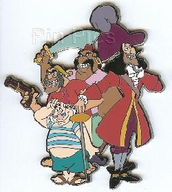 Disney Auctions - Captain Hook & Crew (Jumbo) - Artist Proof - Black