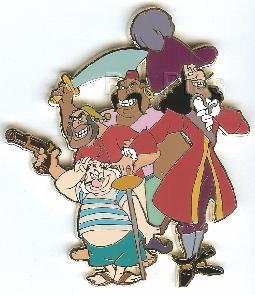 Disney Auctions - Captain Hook & Crew (Jumbo) - Artist Proof - Gold
