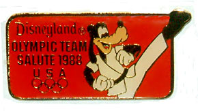 DL – Goofy - Olympic Team Salute 1988 USA – Seoul Olympics - Martial Arts (Karate)