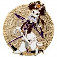 DS - Disney Shopping - Jack Skellington and Zero - Nightmare Before Christmas - Pirate - Coin