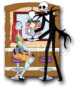 DSF - The Nightmare Before Christmas Pin Trading Event - At the Soda Fountain - Jack and Sally