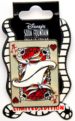 DSF - The Nightmare Before Christmas Pin Trading Event - Playing Cards - Ace of Hearts - Zero