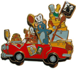 DLP - Disney's Stars 'n Cars Series - Pin 12/12 - Remy and Emile (Surprise Release)