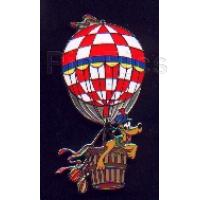 Disney Auctions - Pluto in a Hot Air Balloon (Silver Prototype)