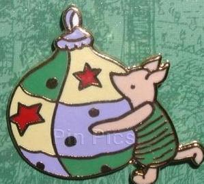 Classic Piglet w/ Christmas Ornament