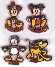 JDS - Mickey, Minnie, Donald & Pluto - Mickeys Fun Ride - Mini 4 Pin Set