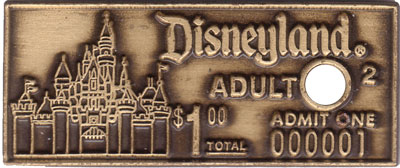 Disneyland Adult Admission Ticket (3D)