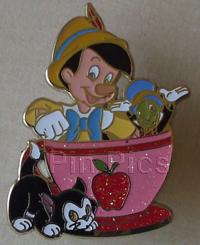 HKDL - Pinocchio, Jiminy and Figaro - Coffee Cup - Mystery