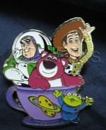 HKDL - Buzz, Woody, Lotso, Alien - Toy Story -  Coffee Cup - Tin - Mystery
