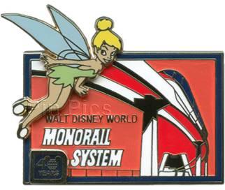 WDW - 40th Anniversary of Walt Disney World® - Tinker Bell and Monorail