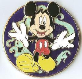 DS - Spooky Mickey Mouse Jumbo Spinner - Artist Proof - Gold