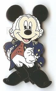 DS - Mickey as George Washington - ARTIST PROOF - President's Day - Black