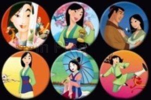 Button - Walt Disney Mulan Collection Button Set
