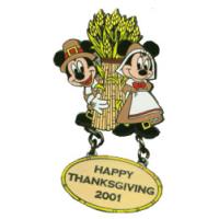 DL Mickey and Minnie Thanksgiving 2001