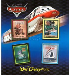 WDW - Pixar Cars Attraction Posters - Booster Set 