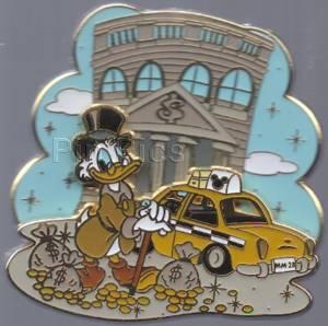 WOD Scrooge McDuck Taxi Pin AP