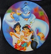 Button - Aladdin Marries Jasmine With Iago & Genie