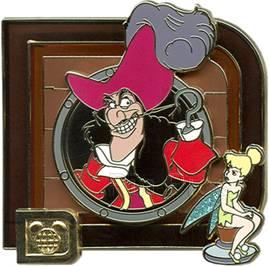 WDW - Classic 'D' Collection - Captain Hook and Tinker Bell