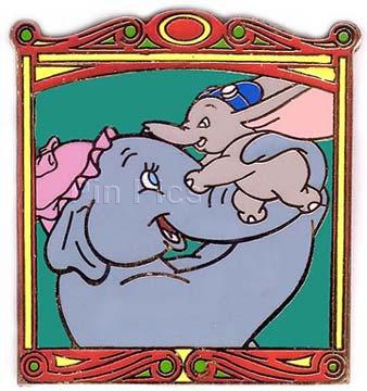 JDS - Dumbo & Mrs Jumbo - Kiss - Walt Disney 100th Year