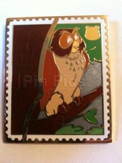 Pin Trading Stamp Collection - Pooh's Head - Owl